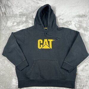 Cat Hoodie Men's Black XL Sweatshirt Pullover Workwear Durable Functional Rugged